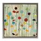 Stupell Industries Abstract Whimsical Floral Scene Framed Floater Canvas Wall Art